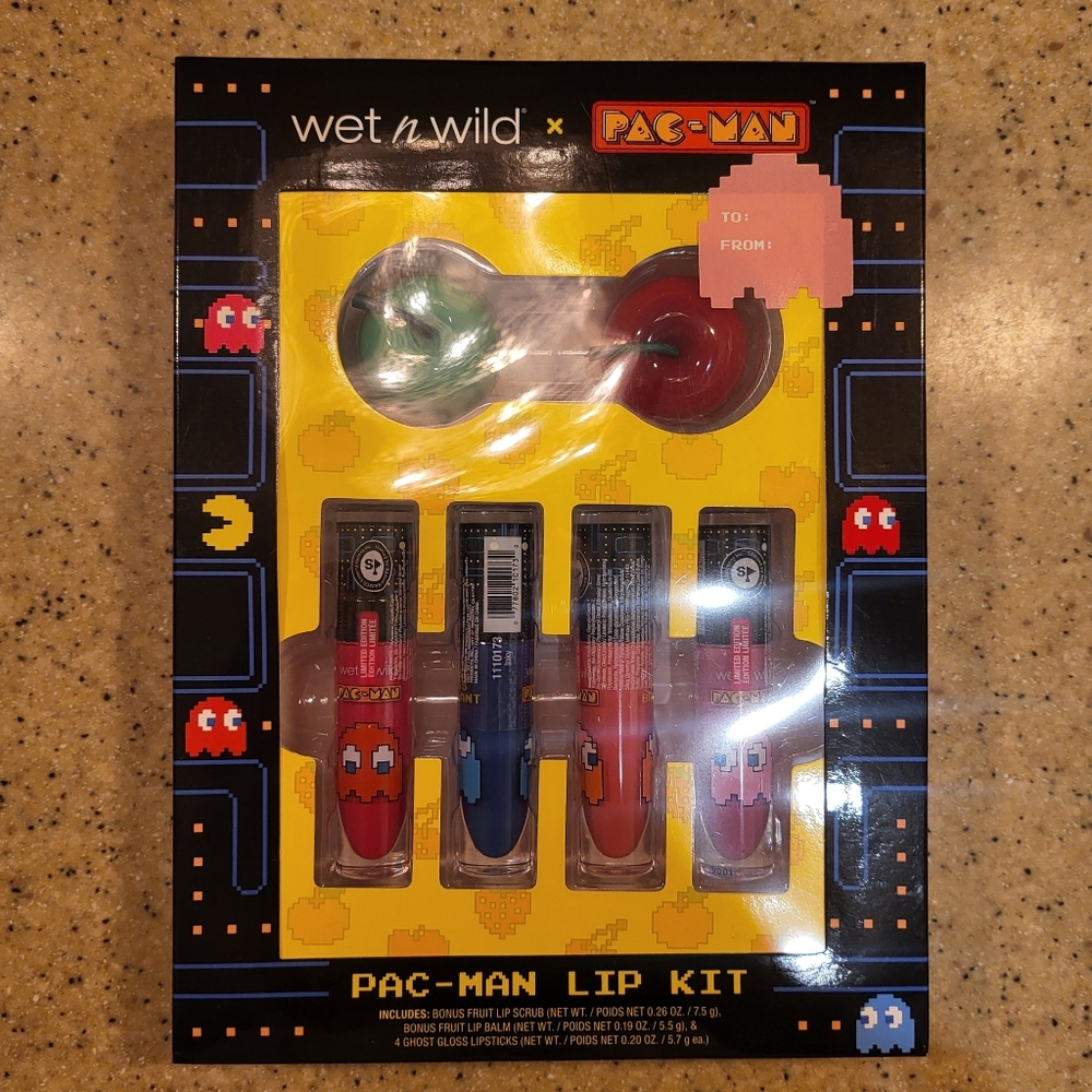 NWT PAC MAN Lip Kit